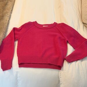 Current Air Pink Crew Neck Sweater